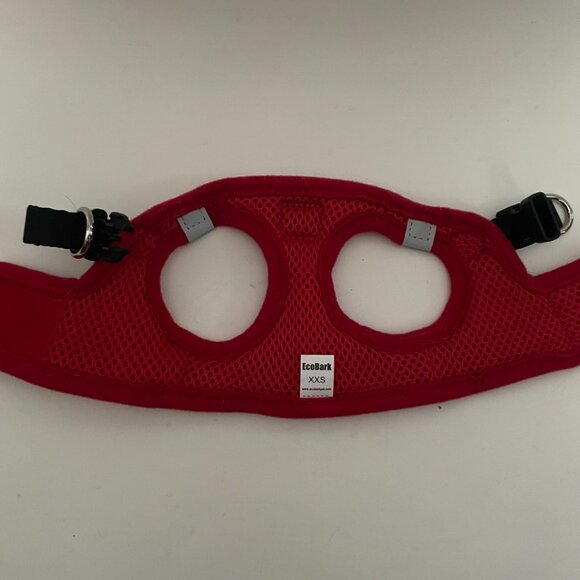 EcoBark Red Mesh Dog/Cat Harness - Picture 6 of 7